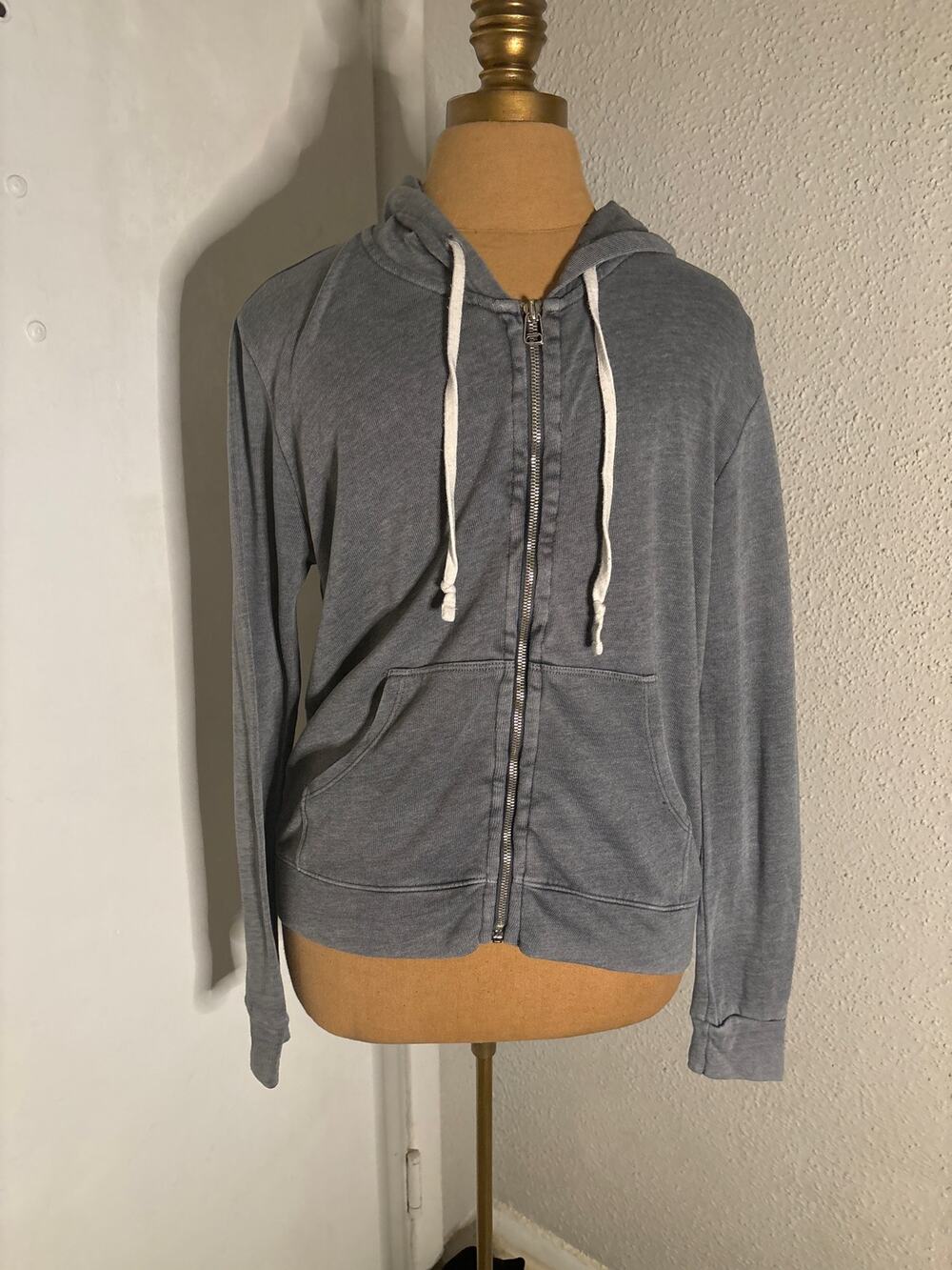 SoulCycle Spellout Gray/White Hoodie S Athleisure Sportswear Activewear Casual